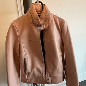 Rudsak dusty rose leather jacket